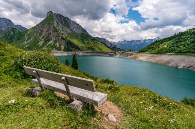 Fantastische Wanderung in den Lechquellen in Vorarlberg Österreich bei Lech, Warth, Bludenz